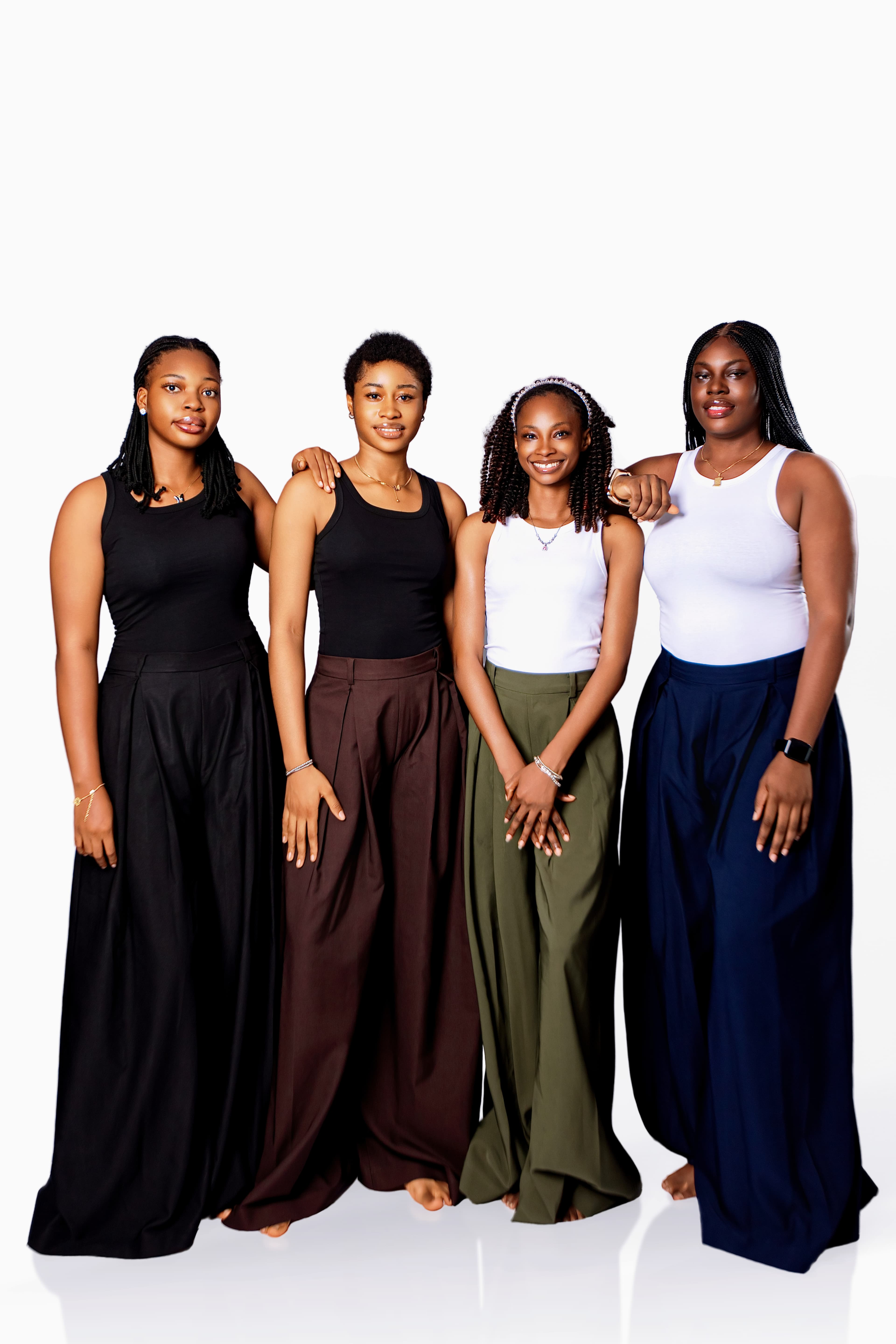 GetPanted women in wide-leg pleated trousers